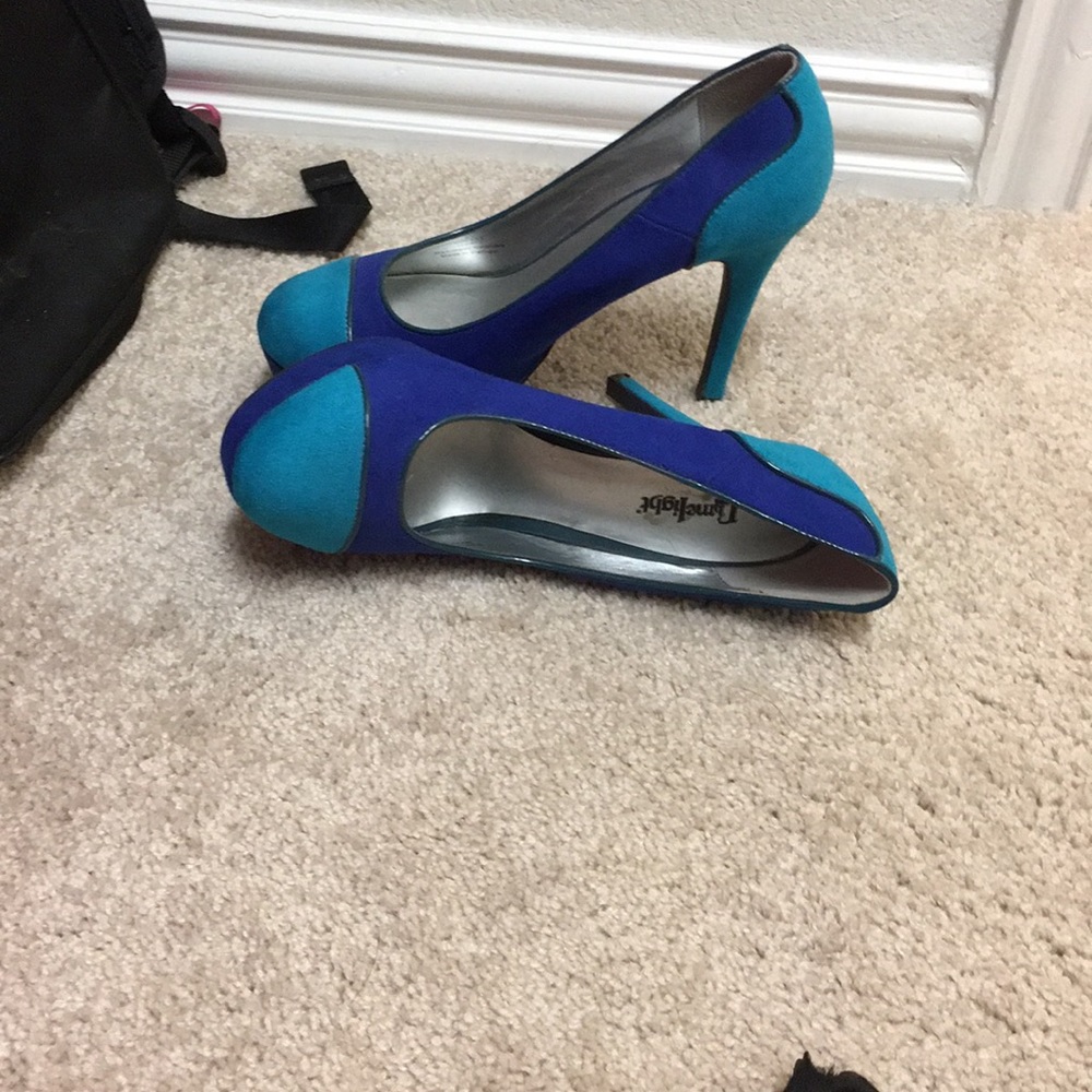 Blue heels